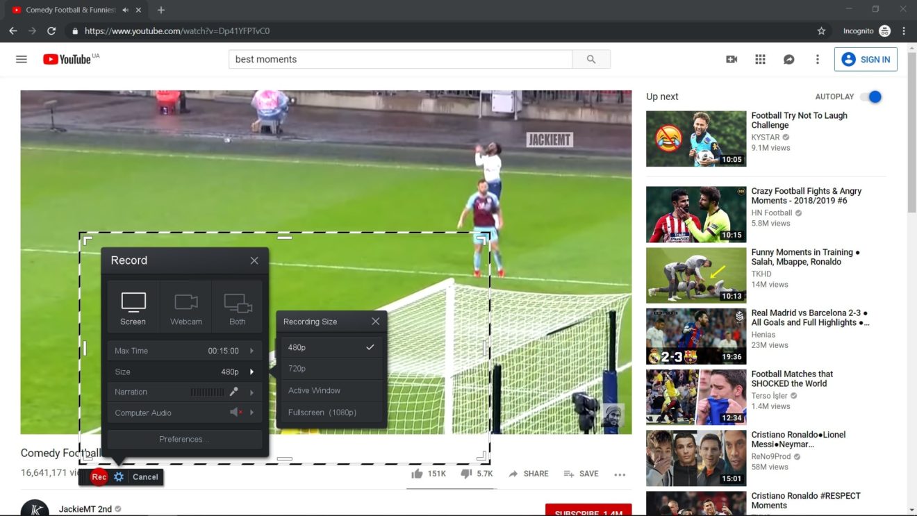 screen recorder for pc