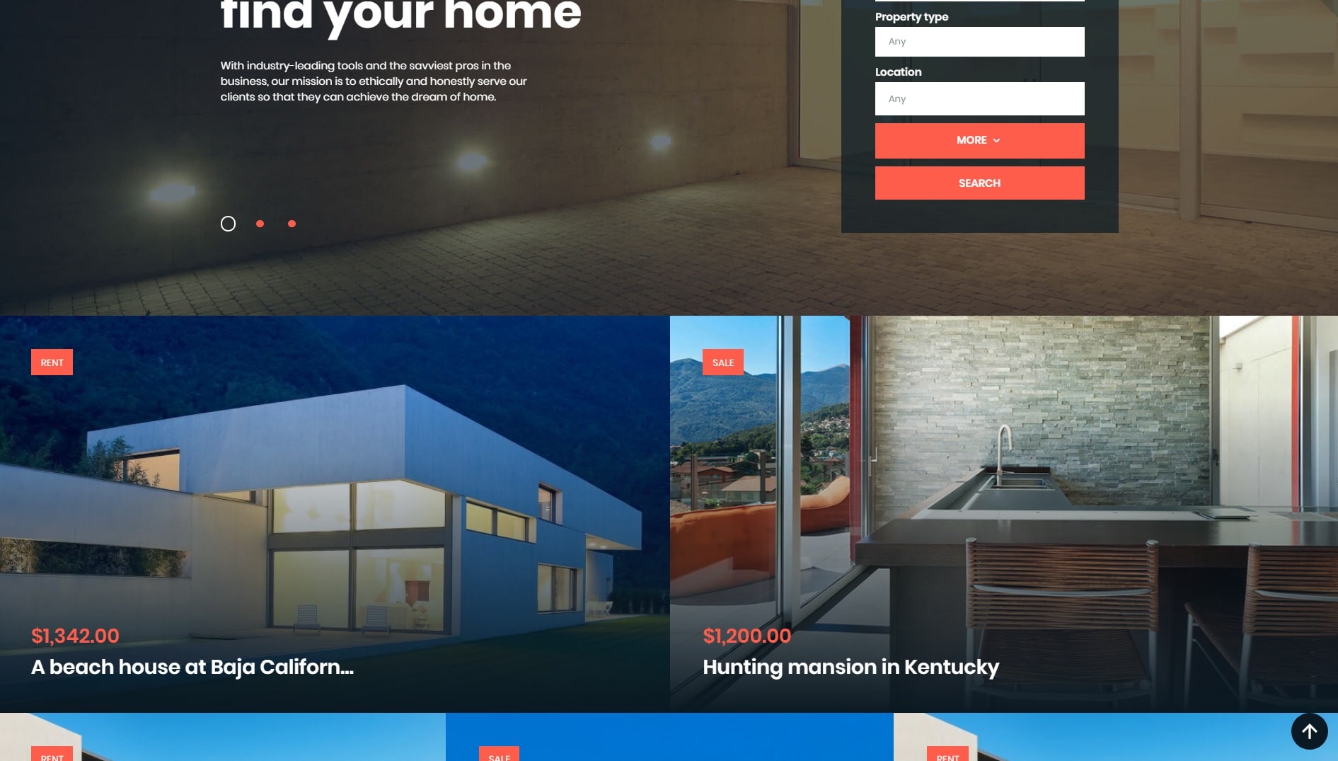 HomePro real estate portal theme for WordPress