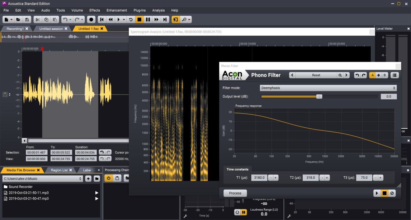 audio editor and recorder