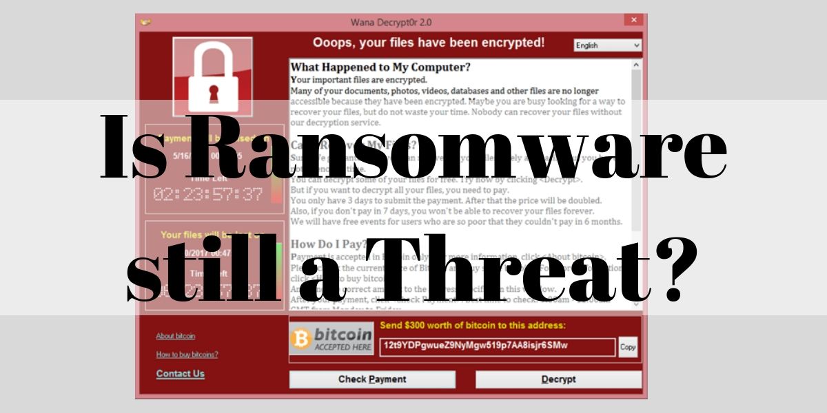 Is ransomware still a threat