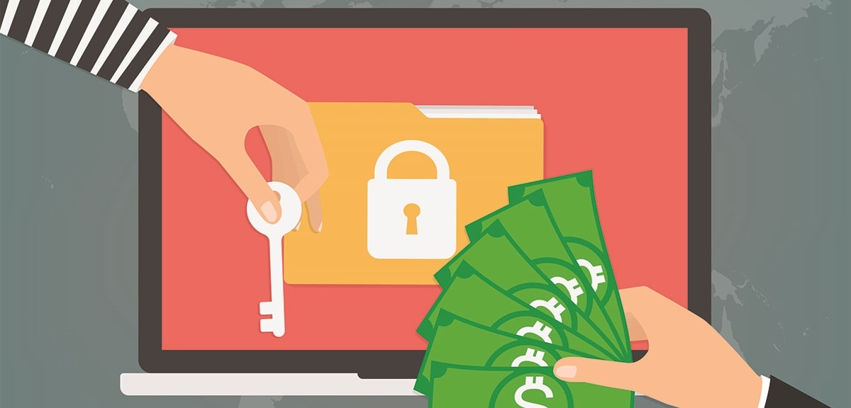 ransomware demands money to unlock files
