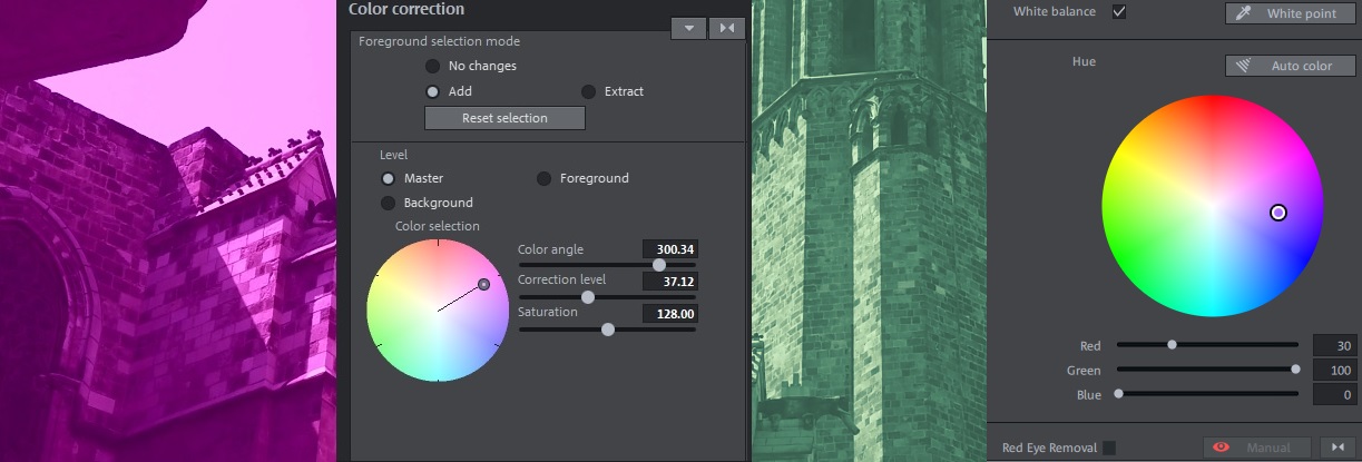 MAGIX Movie Edit Pro Color Correction and White Balance feature review