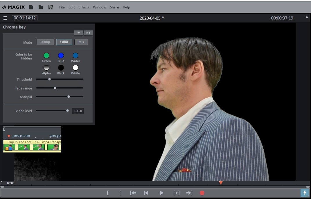 MAGIX Movie Edit Pro Review features Chroma Key