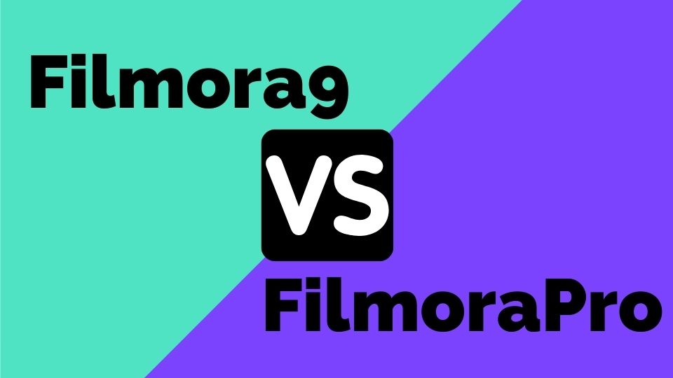 FilmoraPro vs Filmora9. Side-by-side comparison. Main differences.