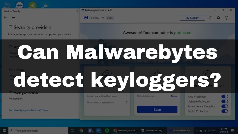 can malwarebytes detect keyloggers?