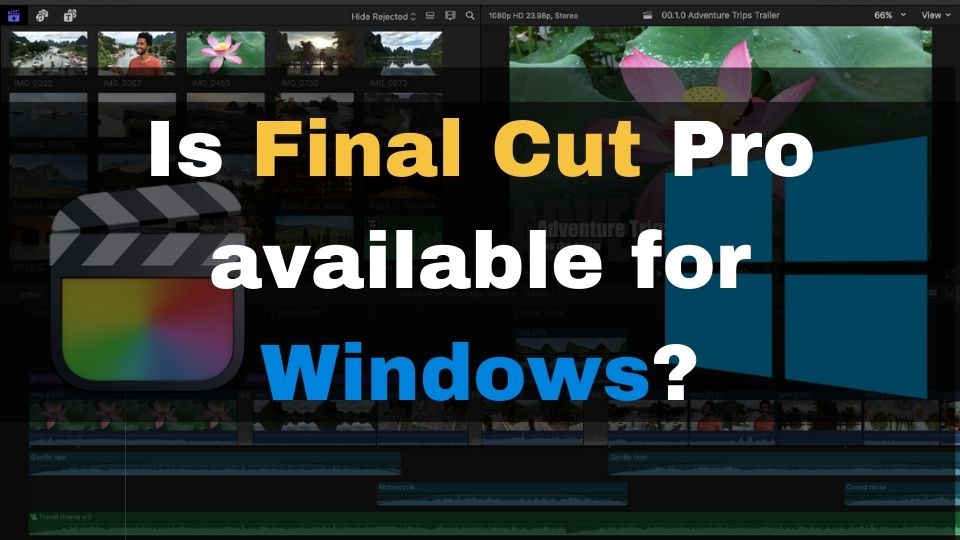is final cut pro available for windows